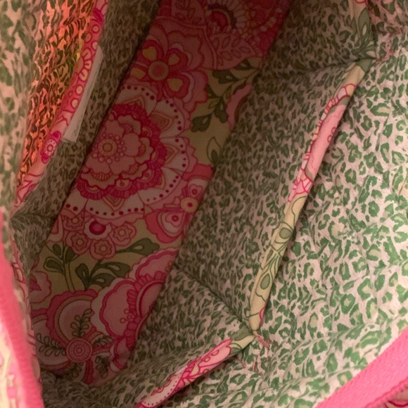 Vera Bradley quite pink and green bag - Picture 10 of 12